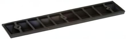 Guardian 4' Rubber Parking Curb with Mounting Holes Hi-Vis Yellow UV-Resistant for Paved, Gravel Parking Lot 4" H