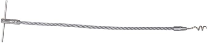 Allpax Flexible Packing Hook (No. 5) - 22 Inches Long, Flexible Wound-Wire Shaft, Steel Corkscrew-Style Tip and Comfort T-Handle (AX1214)