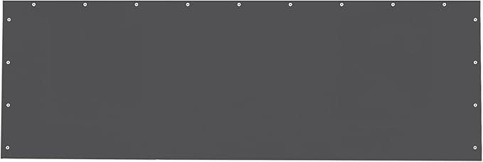 Sidewall Panel with Elastic Ball Bungees, for 10x20 FT or 12x20 FT Garage Party Tent Shelter - Gray, One Sidewall Panel Only