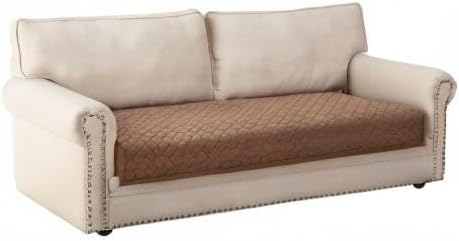 Eismodra Couch Cover,Sectional Couch Covers,Sofa Covers for 3 Cushion Couch,Anti-Slip Sofa Slipcovers for Dogs Cats Kids Loveseat Recliner L Shaped Armrest Backrest,Brown 36''x94''(Only 1 Piece)