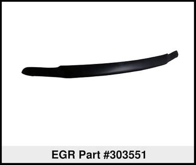 EGR 303551 SuperGuard Smoked Acrylic Hood Shield Compatible With Select 2019-2023 Ford Ranger Trucks - Durable, Easy Installation