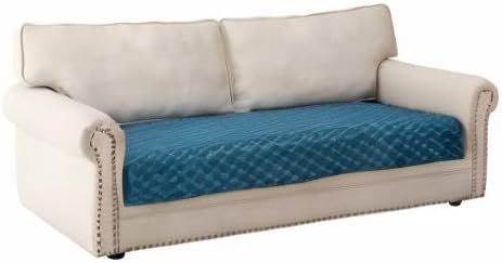 Eismodra Couch Cover,Sectional Couch Covers,Sofa Covers for 3 Cushion Couch,Anti-Slip Sofa Slipcovers for Dogs Cats Kids Loveseat Recliner L Shaped Armrest Backrest,Blue 43''x94''(Only 1 Piece)