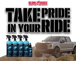 Bling Sauce Platinum: Leather Sauce, 2 in 1 Cleaner and Conditioner for Interior Leather Surfaces, Cars, Trucks, Motorcycles. Nourish Your Leather without the Greasy Look/Feel, Spray On-Wipe Off. 24oz