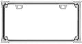 Creathome 3D Chrome License Plate Frames, Pure Zinc Alloy Metal with Horn Shape Pattern