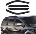 Wind Deflectors Compatible with 1998-2003 Durango 00-04 Dakota Crew Cab Smoke Rain Guards Window Visor 94119
