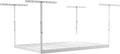 SafeRacks 4x6 Overhead Garage Storage Rack - Heavy Duty Steel Ceiling Mount Storage Shelves with 500 lb Capacity - Adjustable, Garage Overhead Storage, 12"-24" 2 Pack