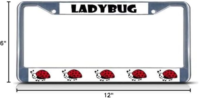 Ladybug Ladybugs License Plate Frame Tag Holder Cover