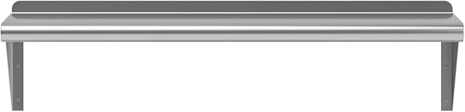 AmGood 36" Long X 10" Deep Stainless Steel Wall Shelf | NSF Certified | Appliance & Equipment Metal Shelving | Kitchen, Restaurant, Garage, Laundry, Utility Room