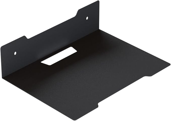 Floating Metal Wall Mount Shelf,Shelf for Projector,TV Cable Box,Router,Speaker,Sound Bar,Camera,Gaming,Decor Display (1, Medium)