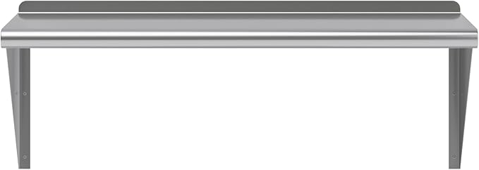 AmGood 36" Long X 16" Deep Stainless Steel Wall Shelf | NSF Certified | Appliance & Equipment Metal Shelving | Kitchen, Restaurant, Garage, Laundry, Utility Room