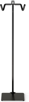 Rcool Carbon Steel Bike Stand,Adjustable 24-51in,Home Garage Parking Rack,Stable Anti-Slip,Durable Install,Frame Protection,Space-Saving，Black