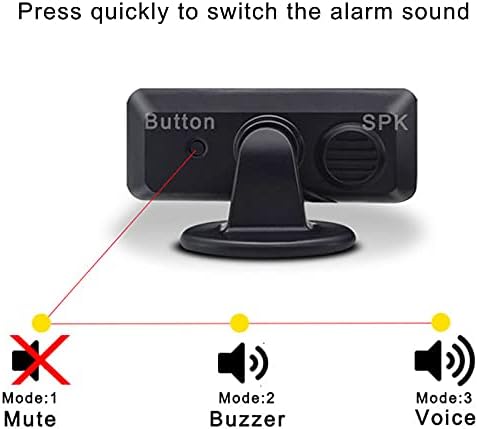 Parktronic 8 Parking Sensors Kit Reverse Backup Radar System Rear and Front View with Sound Warning Ultrasonic Distance Detection for Car Vihicle