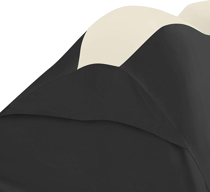 Trailerable Jet Ski Cover, Waterproof Marine Grade 600D Heavy Duty Polyester PWC Cover Gray/Black Color Fits from 126"-135" 3 Seater