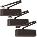 Lawrence Extra Heavy Duty Door Closer Commercial Grade 1 - Adjustable 6-Speed Delayed-Action Door Control with 3 Pistons – Flexible Installation with Included Hardware - Embassy Series LH8016