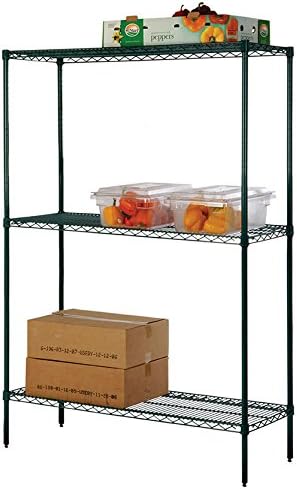Omega 24" Deep x 24" Wide x 74" High 3 Tier Freezer Starter Shelving Unit