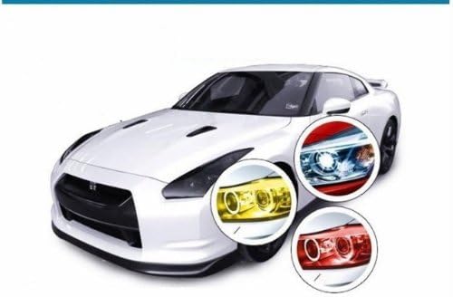 12 by 48 Inches Self Adhesive Headlight, Tail Lights, Fog Lights Tint Vinyl Film (12 X 48, Rose Pink)