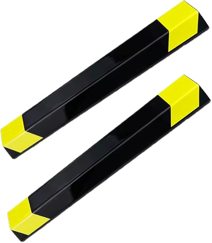16" Heavy Duty Parking Aid for Garage, Car Parking Stopper for Garage 2 Pack, Parking Aids Protects Car, Parking Stopper Easy to Install (2 Pack 16" L x 1.25H)