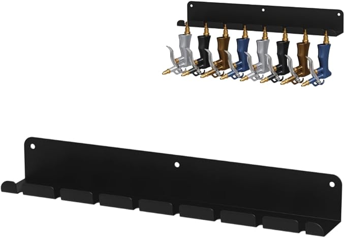 Koova Wall Mount Air Tool Holder - Made in USA - Includes Hardware for Efficient Garage & Tool Storage