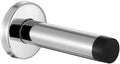 JQK Door Stopper Chrome, 304 Stainless Steel Thicken 1mm Sound Dampening Door Stop Bumper Wall Protetor, Polished Chrome, DSB5-CH