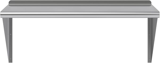 AmGood 36" Long X 24" Deep Stainless Steel Wall Shelf | NSF Certified | Appliance & Equipment Metal Shelving | Kitchen, Restaurant, Garage, Laundry, Utility Room