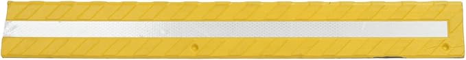 Garage Wall Protector Rubber Wall Corner Guard for Parking Garages, 80cm Long Wall Corner Protector (Yellow)
