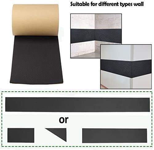 Car Door Protector Bump Body Guard,1/4" Sectional Foam Sticking Garage Wall Parking Protector Collision Avoidance Waterproof Foam Protector Wall Corner Protecting Your Car Doors (2 Pack)