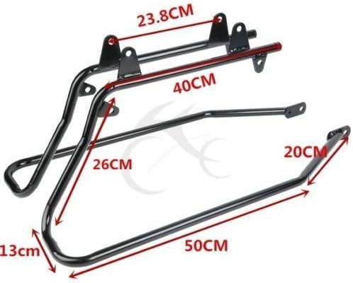 XFMT 5" Vivid Black Stretched Extended Hard Saddlebags Compatible with Harley FLH FLT