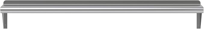 AmGood 48" Long X 8" Deep Stainless Steel Wall Shelf | NSF Certified | Appliance & Equipment Metal Shelving | Kitchen, Restaurant, Garage, Laundry, Utility Room