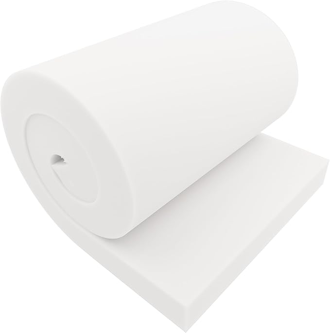 GoTo Foam 3" Height x 24" Width x 72" Length 44ILD (Firm) Upholstery Cushion Made in USA