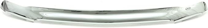 Auto Ventshade [AVS] Chrome Hood Shield / Protector | Fits 2016 - 2023 Toyota Tacoma | Medium Profile Bug Deflector - 1 pc., Chrome | 680681