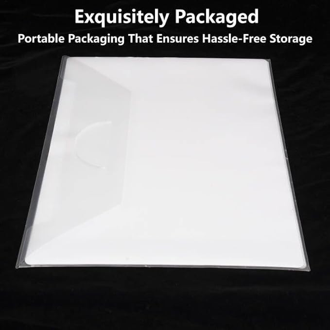 4 Pack Blank Car Door Magnet Sticker, Rounded Corners Magnetic Vehicle Sign, Perfect Magnet for Car to DIY Advertise Business and Cover Company Logo, Personalized Magnet Decal, 18x12 inch White