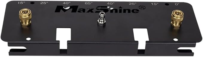 Maxshine Universal Foam Cannon Holder – Compatible with 1/4" Quick Connect – Wall-Mounted Organizer for Garage & Mobile Detailing – Holds Foam Cannons & Accessories – Metal Rack