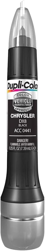 Dupli-Color EACC04410 Scratch Fix All-In-1 Exact-Match Automotive Touch-Up Paint – Chrysler Black – Paint Pen, 0.5 Fl Oz (Pack of 1)