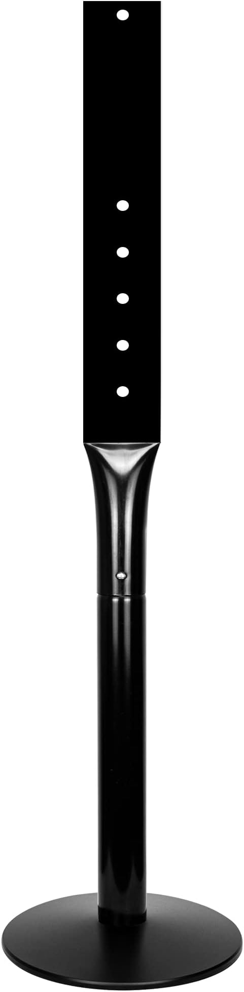 Parking Sign Post 48" Heavy Duty Cast Iron Parking Signs Stand, Movable Sign Stand for Hanging Signs, Black （15 pounds）