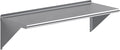 AmGood 48" Long X 18" Deep Stainless Steel Wall Shelf | NSF Certified | Appliance & Equipment Metal Shelving | Kitchen, Restaurant, Garage, Laundry, Utility Room