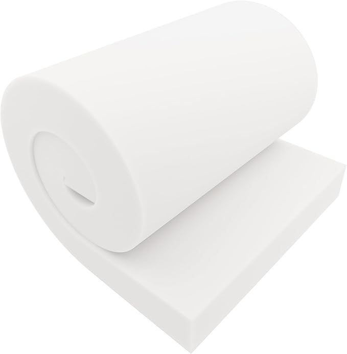 GoTo Foam 5" Height x 24" Width x 72" Length 44ILD (Firm) Upholstery Cushion Made in USA