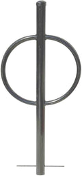 Sandbaggy Post and Ring Rack - In Ground - Commercial Outdoor Bike Parking & Storage Racks (Gray, 1)