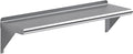 AmGood 36" Long X 10" Deep Stainless Steel Wall Shelf | NSF Certified | Appliance & Equipment Metal Shelving | Kitchen, Restaurant, Garage, Laundry, Utility Room