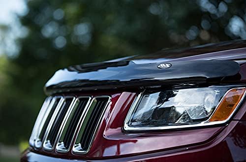 Auto Ventshade [AVS] Hoodflector Bug Shield / Hood Protector | Fits 2016 - 2023 Toyota Tacoma, 1 pc. | Dark Smoke - 21681