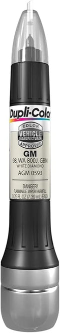 Dupli-Color AGM0593 Scratch Fix All-In-1 Exact-Match Automotive Touch-Up Paint – General Motors White Diamond – 0.25 oz. Paint Pen
