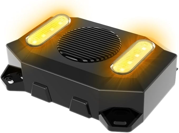 102dB Reversing Backup Alarm & Light Warning System – 12-24V Beep Sound Safety Alert for Vehicles