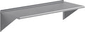 AmGood 60" Long X 24" Deep Stainless Steel Wall Shelf | NSF Certified | Appliance & Equipment Metal Shelving | Kitchen, Restaurant, Garage, Laundry, Utility Room