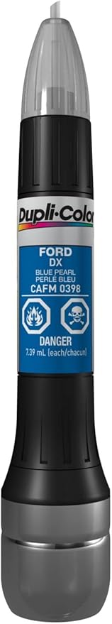 Dupli-Color AFM0398 Scratch Fix All-In-1 Exact-Match Automotive Touch-Up Paint – Ford Blue Pearl – 0.25 oz. Paint Pen, 0.5 Fl Oz (Pack of 1)