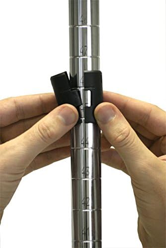 Omega 14" Deep x 48" Wide x 63" High 3 Tier Chrome Starter Shelving Unit