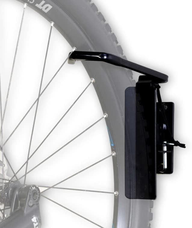 StoreYourBoard Bike Swivel Rack – Wall Mounted Garage Bike Storage, Vertical Hanger with 120° Swing Design & Stopper, Space-Saving Indoor Wall Mount – Fits Kids Bikes, BMX & More