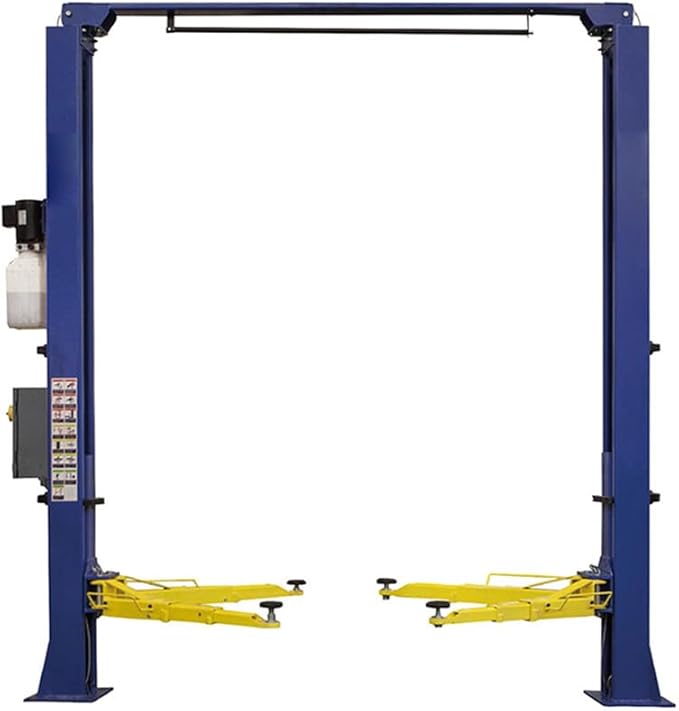 Car Lift 9,000lbs 2 Post Auto Lift Overhead Auto Truck Hoist for Home Garage, 110V
