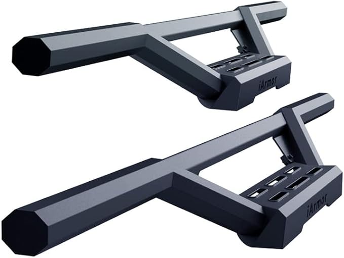 APS Drop Steps Running Boards Compatible with Ford F-150 2015-2025 Standard Cab (Excl. 22-25 Lightning EV) & 2017-2025 F-250/350 Super Duty | 304 Stainless Steel Side Steps | 5-Year Warranty