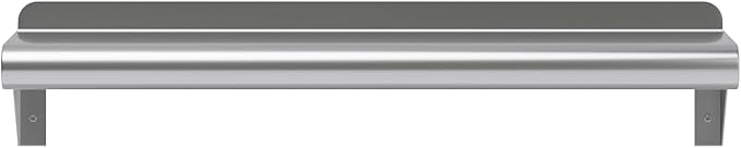 AmGood 24" Long X 6" Deep Stainless Steel Wall Shelf | NSF Certified | Appliance & Equipment Metal Shelving | Kitchen, Restaurant, Garage, Laundry, Utility Room