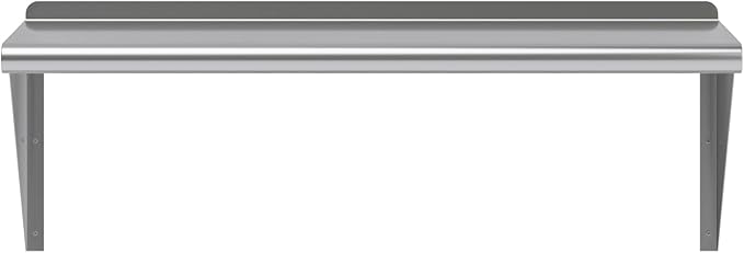 AmGood 36" Long X 14" Deep Stainless Steel Wall Shelf | NSF Certified | Appliance & Equipment Metal Shelving | Kitchen, Restaurant, Garage, Laundry, Utility Room