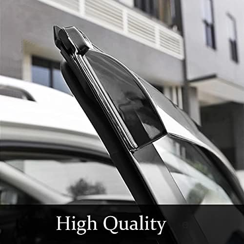 92359 Side Window Visor Wind Vent Deflector fit for 2015-2024 Ford Mustang,2pcs Outside Mount Style Tape-On Nice Sun Rain Guards Set